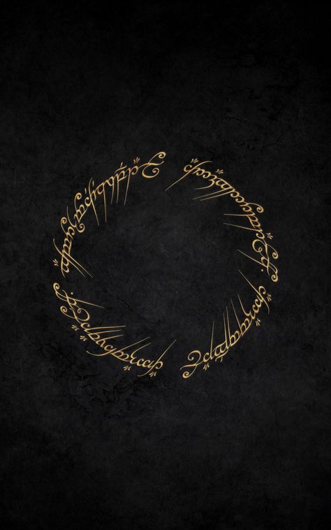 Inscription of the one Ring. Ring Wallpaper, Kawaii Backgrounds, High Definition Wallpapers, Lord Of The Rings Tattoo, The One Ring, Middle Earth Art, Lotr Art, Tolkien Art, Ring Tattoos