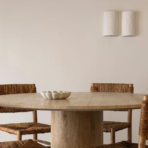 RACHEL DONATH on Instagram: "The Arnaud Dining Chair embraces a classic silhouette with its square back and angular aspects, paired with tapered carved legs and stretcher detail. With a woven rush seat and warm oak palette, the Arnaud Chair marries function with comfort through the harmony of natural elements ~ Limited numbers available for August delivery x" Rachel Donath, Rachel Donath Wave Chair, Leighton Dining Table Arhaus, Arhaus Lunden Dining Chair, Theodore Alexander Dining Table, Artist Loft, Oak Chair, Carved Legs, Dining Room Design