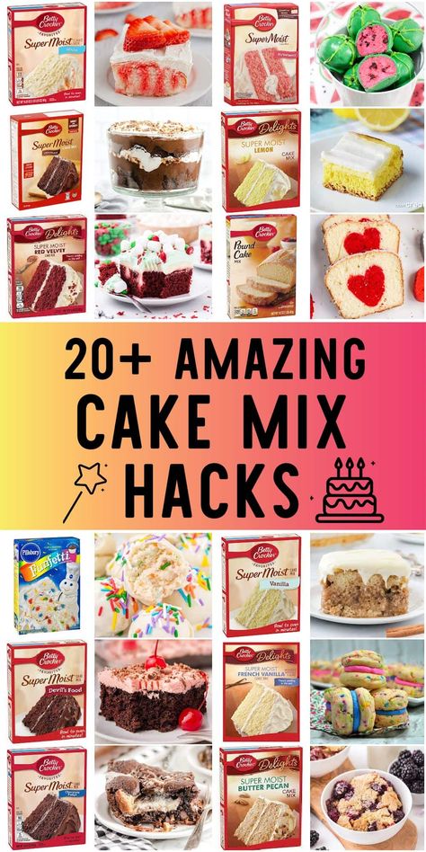 Cake Box Recipes 3 Ingredients, Easy To Make Cake Recipes, Cakecups Recipes, Cake Mix Hacks, Chocolate Layer Dessert, 20 Cake, Holiday Deserts, Butterfinger Cake, Cake Mix And Soda