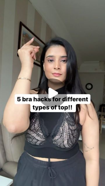 Tanisha Haldia on Instagram: "If you don’t like strapless bra then try these 5 viral hacks for different top style ❤️ save and try them later 😍😍  #bra #bratop #straplessbra #strapless #styleinspiration #styleideas #howtostyle #diyideas #fashiongram #girls #womenstyle" Make Bra Strapless Hack, How To Fix Bra Wire Sticking Out, Make A Regular Bra Strapless, Turn Regular Bra Into Strapless, Halter Dress Bra Hacks, Turn Bra Into Strapless, Strapless Bra Hacks Diy Ideas Plus Size, How To Turn A Bra Into Strapless, Regular Bra Into Strapless