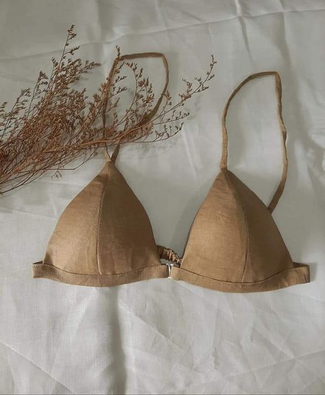 Linen Bra, Tailoring Diy, Ropa Upcycling, Bra Sewing Pattern, Bra Sewing, Small Bra, Latest Dress Design, Swim Brands, Crop Bra