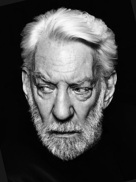 Donald Sutherland Portrait, Montreal Expos, Indigo Chapters, 얼굴 드로잉, Donald Sutherland, Old Faces, Hollywood Icons, Saint John, Hollywood Legends