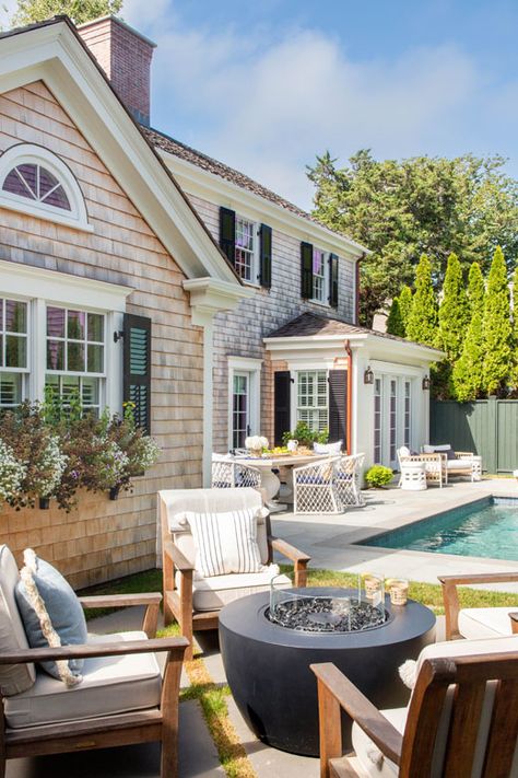 Patrick Ahearn Architect, Patrick Ahearn, Open Foyer, Colonial Exterior, Dream Beach Houses, Cape House, Cape Cod House, New England Homes, Hamptons House