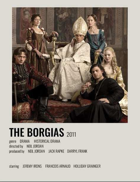 Borgia Tv Series, Best Teen Movies, Film Recommendations, Movie Hacks, The Borgias, Great Movies To Watch, Historical Movies, Teen Movies, Film Posters Minimalist