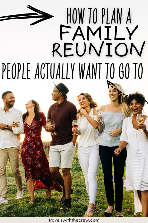 Plan a family reunion that people are begging to go to! Here are some simple things you can do that will make everyone want to come back for more. 100th Family Reunion Ideas, Cousins Get Together Ideas, Hosting A Family Reunion, Family Reunion Weekend Ideas, Family Reunion Organization, Family Reunion Camping Ideas, Fun Family Reunion Ideas, Family Reunions Ideas, Planning Family Reunion