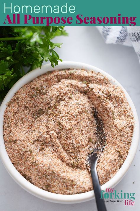 All Purpose Seasoning Recipe, House Seasoning Recipe, Diy Sauces, Homemade Seasoning Salt, Vegetable Recipe, Homemade Mixes, Spice Mix Recipes, Homemade Spice Blends, Seasoning Recipe