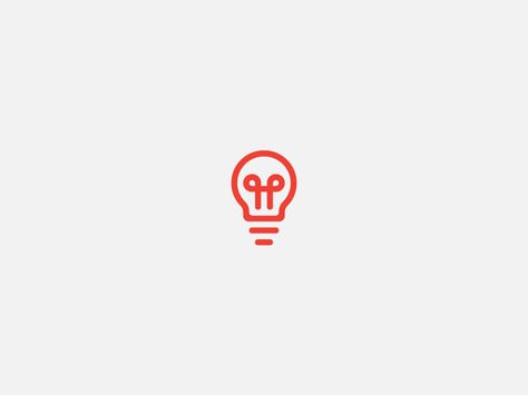 Lightbulb by Mathijs Lemmers Lightbulb Icon, Lightbulb Logo, Bulb Logo, Think Logo, Innovation Logo, Electrician Logo, Light Bulb Logo, Lamp Logo, Light Bulb Icon