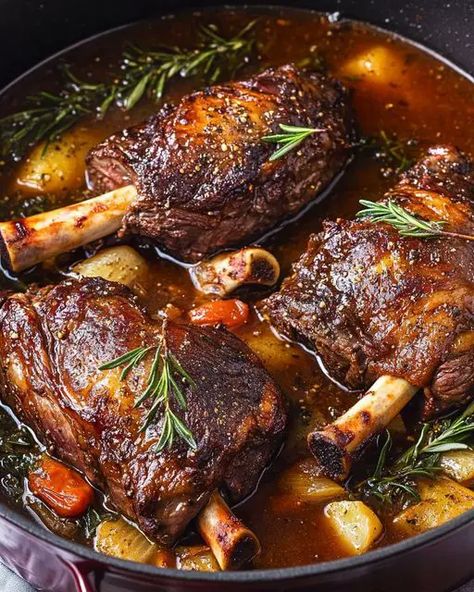 Lamb Roast Crock Pot Recipes, Lamb Shanks Slow Cooker Red Wine, Smoked Lamb Shanks, Lamb Shank Slow Cooker, Slow Cooker Recipes Lamb, Lamb Shank Recipes, Lamb Shank Recipe Oven, Lamb Shank Recipe Slow Cooker, Lamb Roast Recipes Slow Cooker