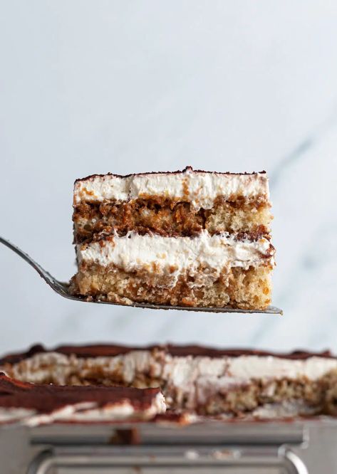 Tiramisu - SO VEGAN Vegan Tiramisu Recipe, Vegan Tiramisu, King Arthur Baking, Layer Cake Recipes, Easy Chocolate Cake, Vanilla Cake Mixes, Make Ahead Desserts, Leftover Cake, Tiramisu Recipe