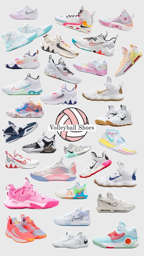 Are you looking for some Volleyball Shoes? Here is some inspo!! Cute Soccer Pictures, Volleyball Jokes, Volleyball Cheers, Nike Volleyball Shoes, Best Volleyball Shoes, Volleyball Bag, Volleyball Wallpaper, Nike Volleyball, Girly Christmas Gifts