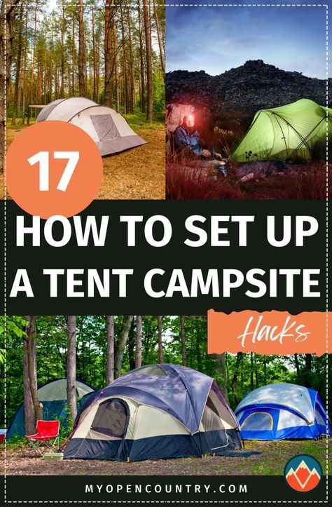 Dive into our detailed instructions on how to set up a camping tent efficiently. From choosing a flat area to managing stakes and rain covers, we cover all you need to know to secure your shelter and enjoy a hassle-free camping experience. Tent Campsite, Campsite Setup, Outdoor Camping Party, Essential Camping Gear, Tent Camping Hacks, Florida Camping, Camping Hacks Diy, Tent Set Up, Camping Set Up