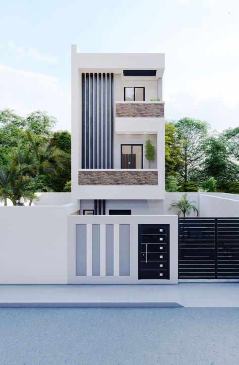 Two Storey House Interior Design, Small 3 Storey House Design, 3 Story Small House Design, 2 Storey Minimalist House Design, 3 Storey Narrow House Design, Three Storey House Design Modern, Small Gate Design Modern, 2 Storey Narrow House Design, Small 2 Storey House Design