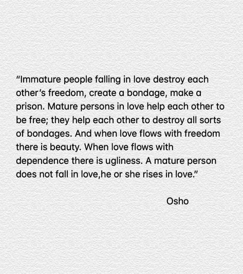 Osho Short Quotes, Osho Love Freedom And Aloneness, Osho Love Quotes, Masculine Quotes, Osho Quotes Love, Lifequotes Happiness, Expectation Quotes, Osho Love, Empathy Quotes