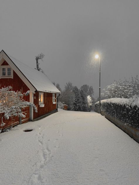 Winter in Sweden and the ground is covered with snow Sweden Snow Aesthetic, Sweden Christmas Aesthetic, Nordic Winter Aesthetic, Sweden In Winter, Sweden Aesthetic Winter, Sweden Snow, Winter In Sweden, Sweden Winter, Swedish Aesthetic