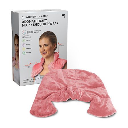 Relax and unwind to a whole new level with the Sharper Image Neck and Shoulder Therapy Wrap! The weighted feature of this neck and shoulder wrap helps to relieve tension and instantly soothes your pain and muscle aches while aromas of lavender, chamomile, peppermint, and lemongrass take your stress away.SOOTHING AROMATHERAPY PLUSH WRAP: Relieve muscle pain & tension & promote relaxation with this hot & cold plush wrap that envelops your shoulders & neck for a customized fit adapt Cooling Neck Wrap, Portable Safe, Wrapped Lights, Spa Therapy, Shoulder Wrap, Heat Therapy, Sharper Image, Muscle Aches, Cold Therapy