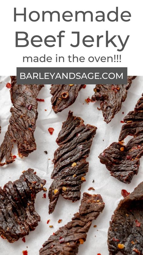 Jalapeno Beef Jerky Recipe, Beef Jerky In The Oven, Beef Jerky Recipe Oven, Diy Beef Jerky, Jerky In The Oven, Oven Beef Jerky, Spicy Beef Jerky Recipe, Jerky Marinade Recipes, Beef Jerky Marinade