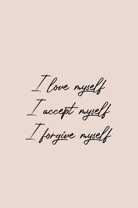 Love Yourself Vision Board, Forgiveness Vision Board, Love Myself Illustrations, Love Myself Aethstetic, Selflove Pictures, Selfcare Vision Board, Obsessed With Myself, Choose Me Quotes, I Accept Myself