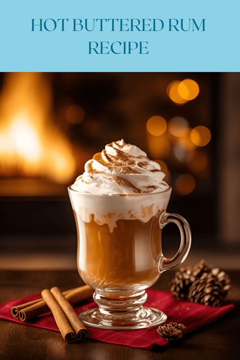 Discover a delicious hot buttered rum recipe with rich, creamy flavors and warming spices perfect for winter evenings. Hot Toddy Recipe Rum, Hot Alcoholic Drinks, Buttered Rum Recipe, Hot Buttered Rum Mix, Hot Buttered Rum Recipe, Hemingway Daiquiri, Harvey Wallbanger, Hawaiian Cocktails, Horse's Neck