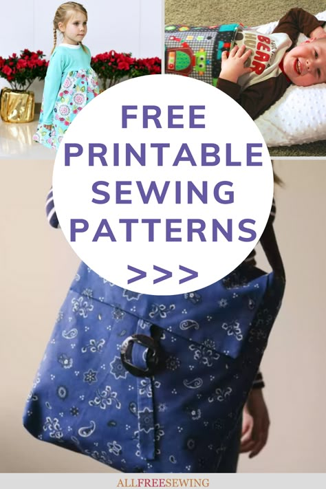 Wandee Easy Sewing, Printable Sewing Patterns For Kids, Easy Sewing Patterns For Beginners Clothes, Free Sewing Gift Patterns, Easy Free Sewing Patterns For Beginners, Free Fall Sewing Patterns, Free Printable Sewing Patterns For Beginners, Free Pdf Sewing Patterns Bags, Cute Free Sewing Patterns