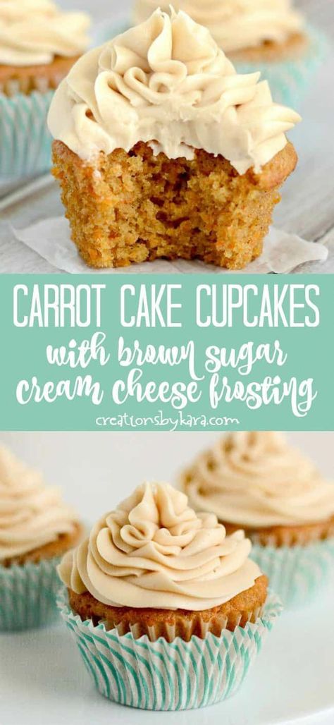 Mm Cupcakes, Best Ever Carrot Cake, Brown Sugar Cream Cheese Frosting, Mousse Au Chocolat Torte, Butter Cream Cheese Frosting, Moist Carrot Cakes, Carrot Cake Cupcakes, Carrot Cupcakes, Best Carrot Cake