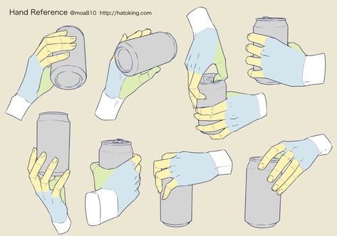 Holding a soda can drawing tutorials Hand Refs, Hand Drawing Reference, Body Reference Drawing, Hand Reference, Anatomy Drawing, Poses References, Hand Sketch, Figure Drawing Reference, Body Drawing