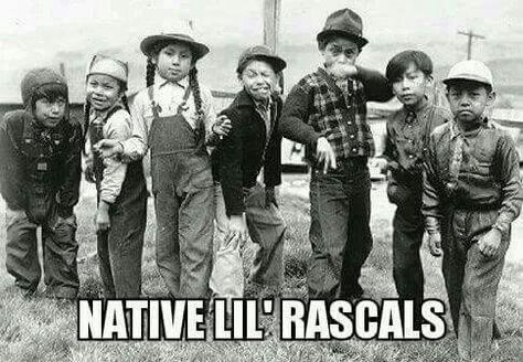 Native Lil Rascals, Native American Humor, Native American Facts, Native Humor, Native American Children, American Indian History, Native American Pictures, Native American Quotes, Native American Photos