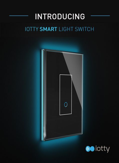 Enhance your decor with 7 modern interchangeable colors: Automate your lighting & match your style. | Check out 'iotty Smart Light Switch: Beautiful Smart Lighting' on Indiegogo. Organisation, Switch Boards Design, Renewable Energy Design, Modern Light Switches, Designer Light Switches, Touch Light Switch, Smart Light Switch, Light Switches And Sockets, Diy Light Fixtures