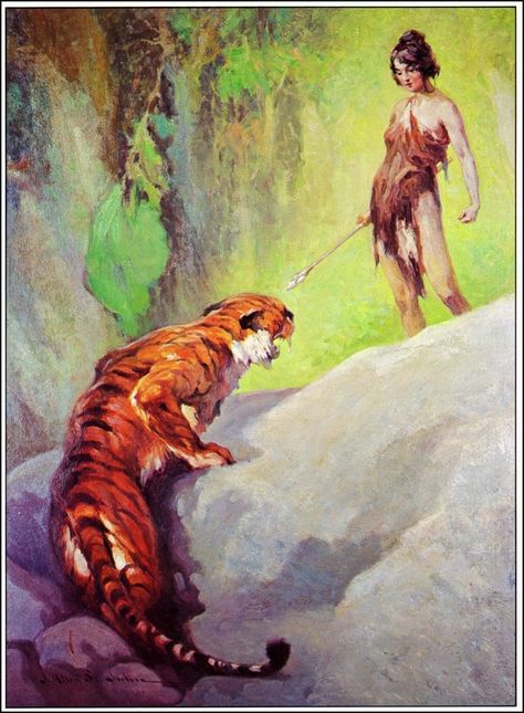 Edgar Rice Burroughs, Frank Frazetta, Art Things, Lake Geneva, Pulp Art, Grand Art, Tarzan, Pulp Fiction, Fantasy Artwork