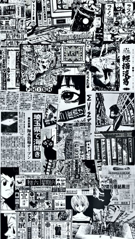 Black Newspaper Background, News Paper Background Aesthetic, Black And White Icons Aesthetic, Black And White Magazine, Japanese Newspaper, Newspaper Pictures, Newspaper Textures, Tank Davis, Newspaper Wallpaper