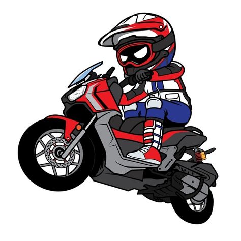 Motocross rider motorcycle jump cartoon ... | Premium Vector #Freepik #vector #sports #character #cartoon #motorcycle Motocross Tracks, Motor Logo, Balap Motor, Motorbike Art, Motorcycle Artwork, Bike Drawing, Black Friday Sale Banner, Motocross Riders, Motocross Racing