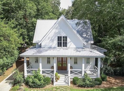 Old Farmhouse Plans, Four Gables House Plan, Four Gables Farmhouse, Four Gables, Small House Inspiration, Small Farmhouse Plans, Cabin Farmhouse, Gable House, Small Farmhouse