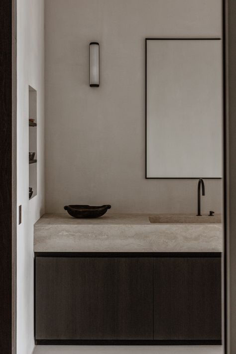 Penthouse Apartment Design, Minimal Bathroom, Casa Cook, Berlin Apartment, Penthouse Apartment, Style Deco, Interior Concept, Bathroom Inspo, Apartment Design