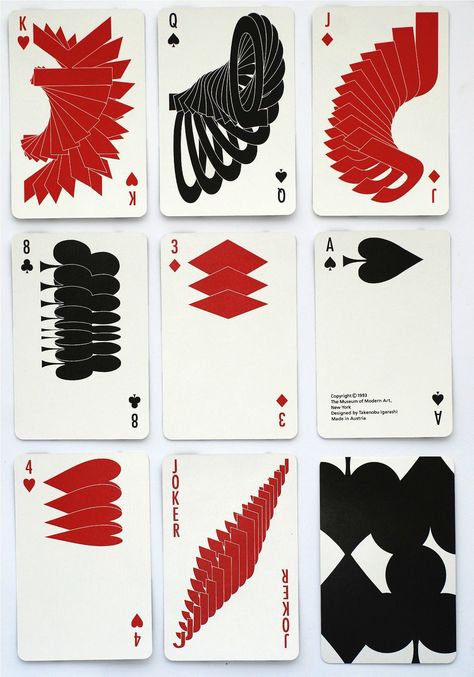 Deck Of Cards Graphic Design, Playing Cards Graphic Design, Deck Of Cards Design, 타이포그래피 포스터 디자인, Playing Cards Design, Graphic Design Fun, Deck Design, Design Graphique, Museum Of Modern Art