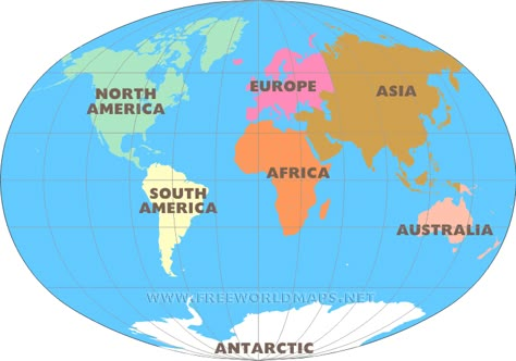 Visit all 7 continents (I've visited Europe, Africa(Senegal), Asia(China) and Australia(New Zealand) so far World Map Crafts, Home Preschool Schedule, Map Of Continents, Continents Activities, World Map Picture, Globe Wallpaper, World Map Continents, Elementary Geography, Library Rules