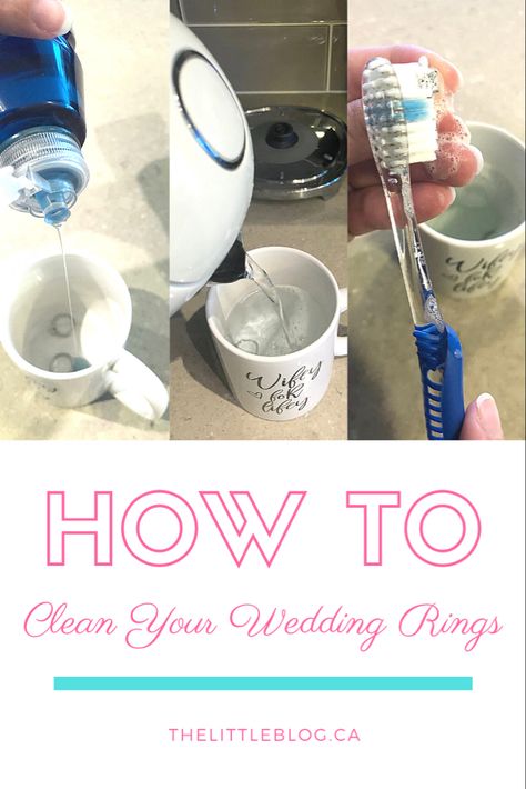 How To Clean Your Ring At Home, Cleaning Wedding Ring At Home, How To Clean Your Wedding Ring At Home, At Home Ring Cleaner, Clean Diamond Ring Diy, How To Clean Wedding Ring At Home, How To Clean Rings At Home, Clean Rings At Home, Clean Wedding Ring