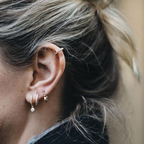 Ear Piercing Helix, Ear Peircings, Spike Ring, Maria Tash, Cute Ear Piercings, Gold Bar Earrings, Belly Jewelry, Titanium Earrings, Spike Earrings