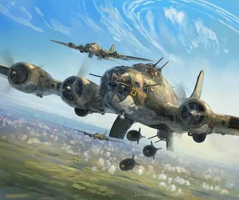 Wwii Plane Art, Ww2 Fighter Planes, Memphis Belle, Wwii Fighter Planes, Aviation Posters, 17 August, Flying Fortress, Wwii Fighters, Wwii Photos