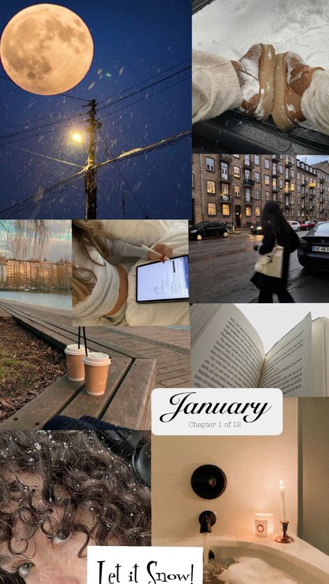 #months aesthetics #january #✨🫶🤍 She Was Born In January Aesthetic, January Girl Aesthetic, January Aesthetic Collage, January Core, New Month Aesthetic, January Aesthetic Month, Hayden Core, Happy Birthday January, January Vibes