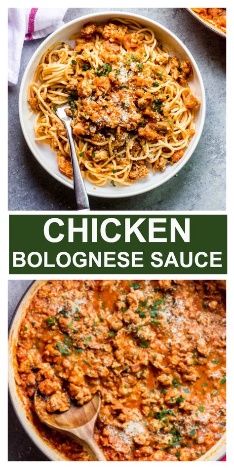 Chicken Bolognese Pasta, Chicken Sausage Bolognese, Chicken Sausage Spaghetti Bolognese, Ground Chicken Bolognese, Ground Chicken Italian Recipes, Ground Chicken Pasta Sauce, Ground Chicken Spaghetti Sauce, Ground Chicken Bolognese Sauce, Ground Chicken Pasta Recipes Healthy