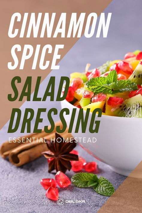 Have you ever tried cinnamon spice salad dressing? Due to a lot of requests to share HEALTHY recipes that still have a strong fall vibe, I made sure to include a popular favorite… Cinnamon Spice Salad Dressing! Get the recipe here. Cinnamon Salad, Cinnamon Dressing, Healthy Dressing, Fall Salad, Autumn Salad, Homemade Salad Dressing, Cinnamon Spice, Salad Dressing, Spice Up