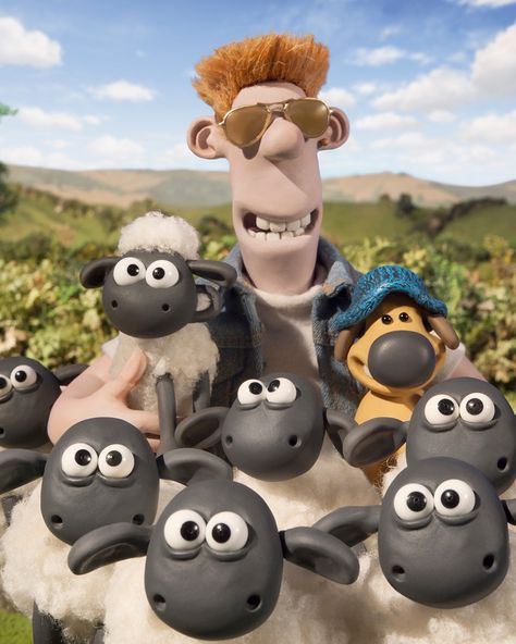 The cutest Throwback Thursday...when the Flock were little and the Farmer had a bit more hair! #ShaunTheSheep #ThrowbackThursday #Throwback #Cute #Aardman #Animation Wallace And Gromit Characters, Timmy Time, Wooden Puppet, Aardman Animations, Sheep Art, Silly Kids, Shaun The Sheep, Cute Friend Photos, Old Disney