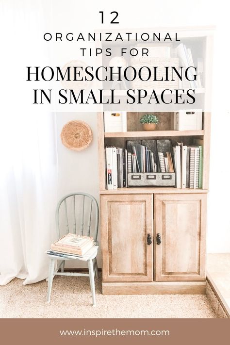 Homeschool At The Kitchen Table, Kitchen Table Homeschooling, Kitchen Homeschool Space, Dining Room Homeschool Space, Homeschool Setup Small Spaces, Small Homeschool Room, Minimalist Homeschool Room, Small Space Homeschool Organization, Small Space Homeschool Room