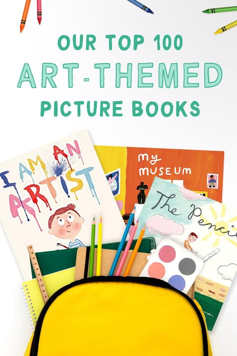 Picture Book Art Projects, Art Projects Based On Children's Books, Picture Books For Kids, Art Elementary, Wordless Picture Books, Christian Robinson, Mouse Paint, Reading Themes, Art Library