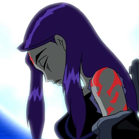 Raven Pfp Titans, Raven Teen Titans Go Icons, Doja Cat Fanart, Titan Raven, Raven Icon, Raven Titans, Teen Titans Go Raven, Old Teen Titans, Teen Titans Raven