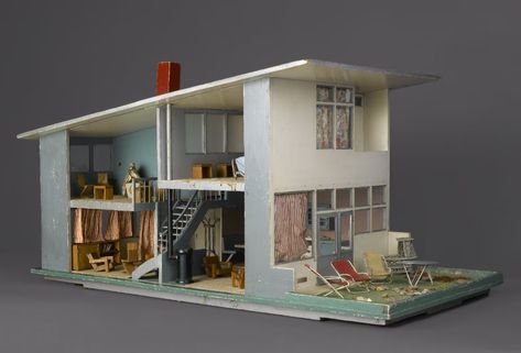 8 Toys Designed by Architects From the 1940s to Today - Architizer Journal 1940s House, Doll Rooms, Modeling Inspiration, Golden Furniture, Indoor Tents, Modern Dolls House, Gerrit Rietveld, Brooklyn Museum, Toy House