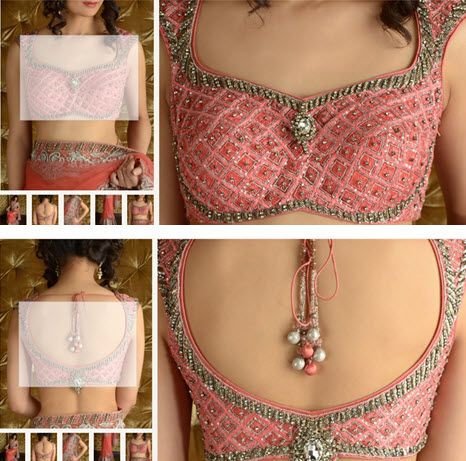 Blouse Indian Blouse Designs, Blouse Designs High Neck, Sari Design, Saree Blouse Neck Designs, Backless Blouse Designs, New Saree Blouse Designs, Wedding Saree Blouse Designs, Latest Model Blouse Designs, Lehenga Blouse Designs