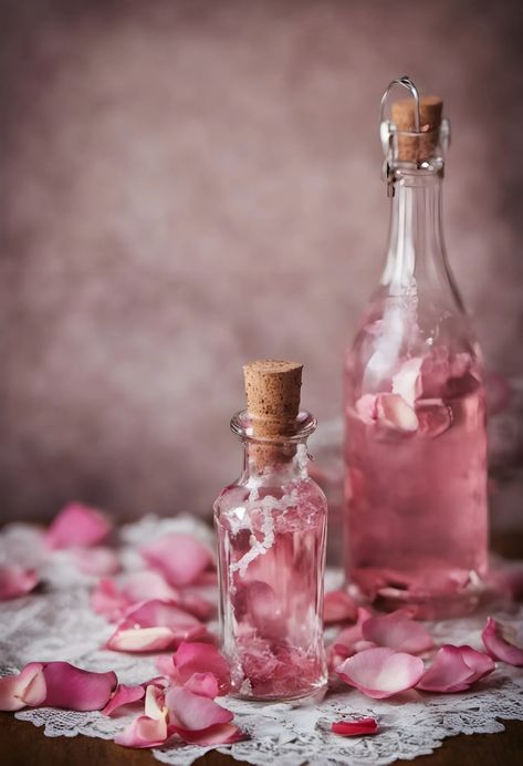 Rose Magic: 9 Ways to Use Roses in Witchcraft - Moody Moons Roses In Witchcraft, Rose Water Aesthetic, Rose Priestess, Perfume Magic, Witchy Recipes, Glamour Magick, Rose Magic, Soft Era, Flower Recipes