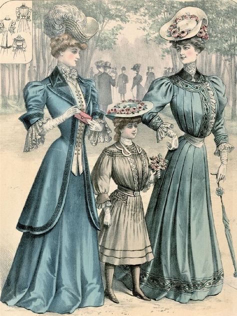 1904 Fashion, 1900’s Fashion, Edwardian Fashion Plates, 1900 Fashion, Mode Prints, 1890s Fashion, 1900s Fashion, Fashion Content, Edwardian Dress