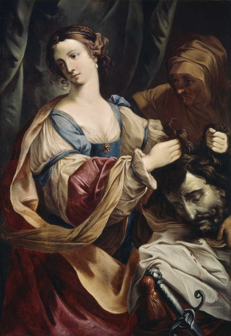 Judith with the Head of Holofernes, by Elisabetta Sirani, c. 1660. Walters Art Museum. Elisabetta Sirani, Head Of Holofernes, Judith And Holofernes, Women Artist, Artemisia Gentileschi, Maria Magdalena, 17th Century Art, Mary Cassatt, Peter Paul Rubens