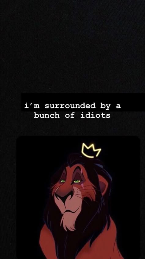 Mean Lockscreen Wallpaper, Deep Profile Pictures, Funny Disney Wallpaper, Beautiful Disney Quotes, Disney Movie Art, Lion King Drawings, Cute Images For Wallpaper, Disney Quotes Funny, Funny Lockscreen